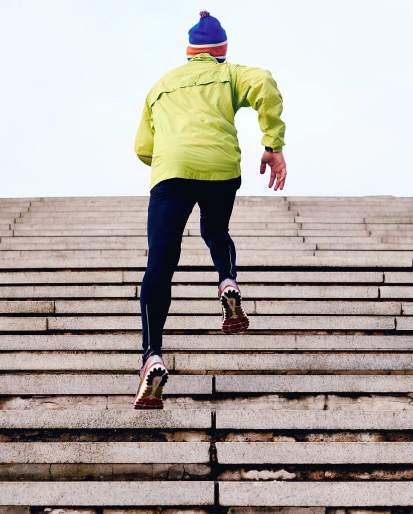 Correr por escalera